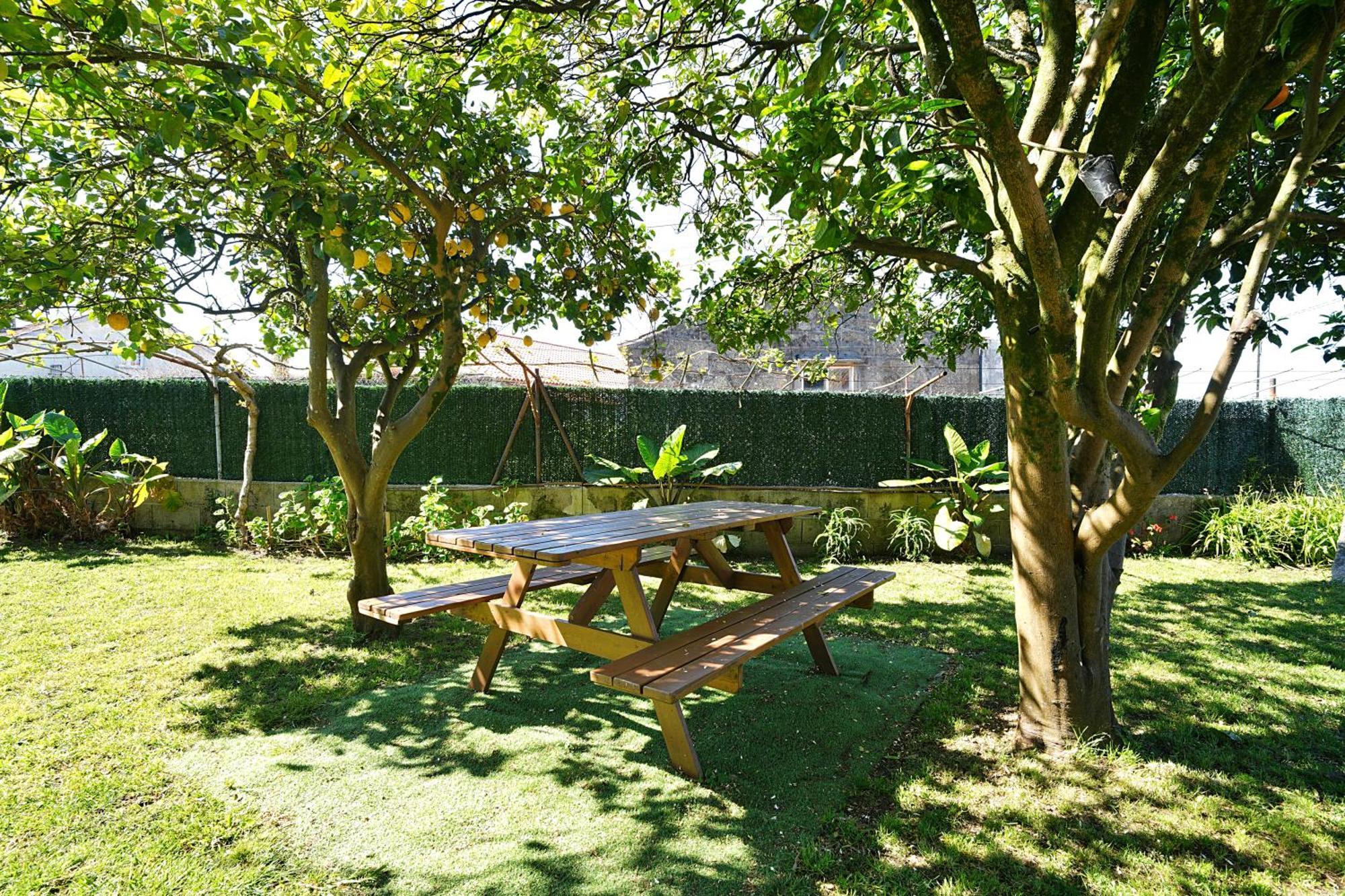 Casa Con Jardin En Vilanova De Arousa Esterno foto