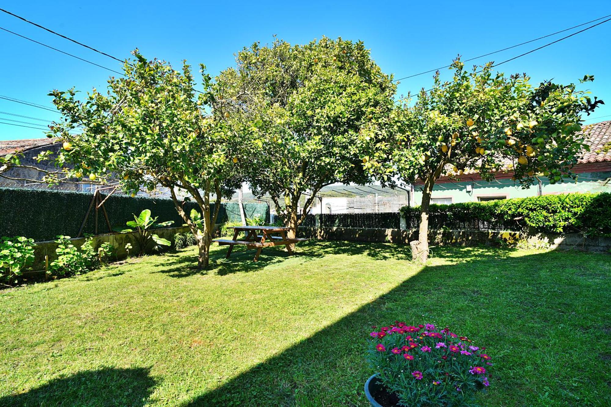 Casa Con Jardin En Vilanova De Arousa Pontevedra Esterno foto