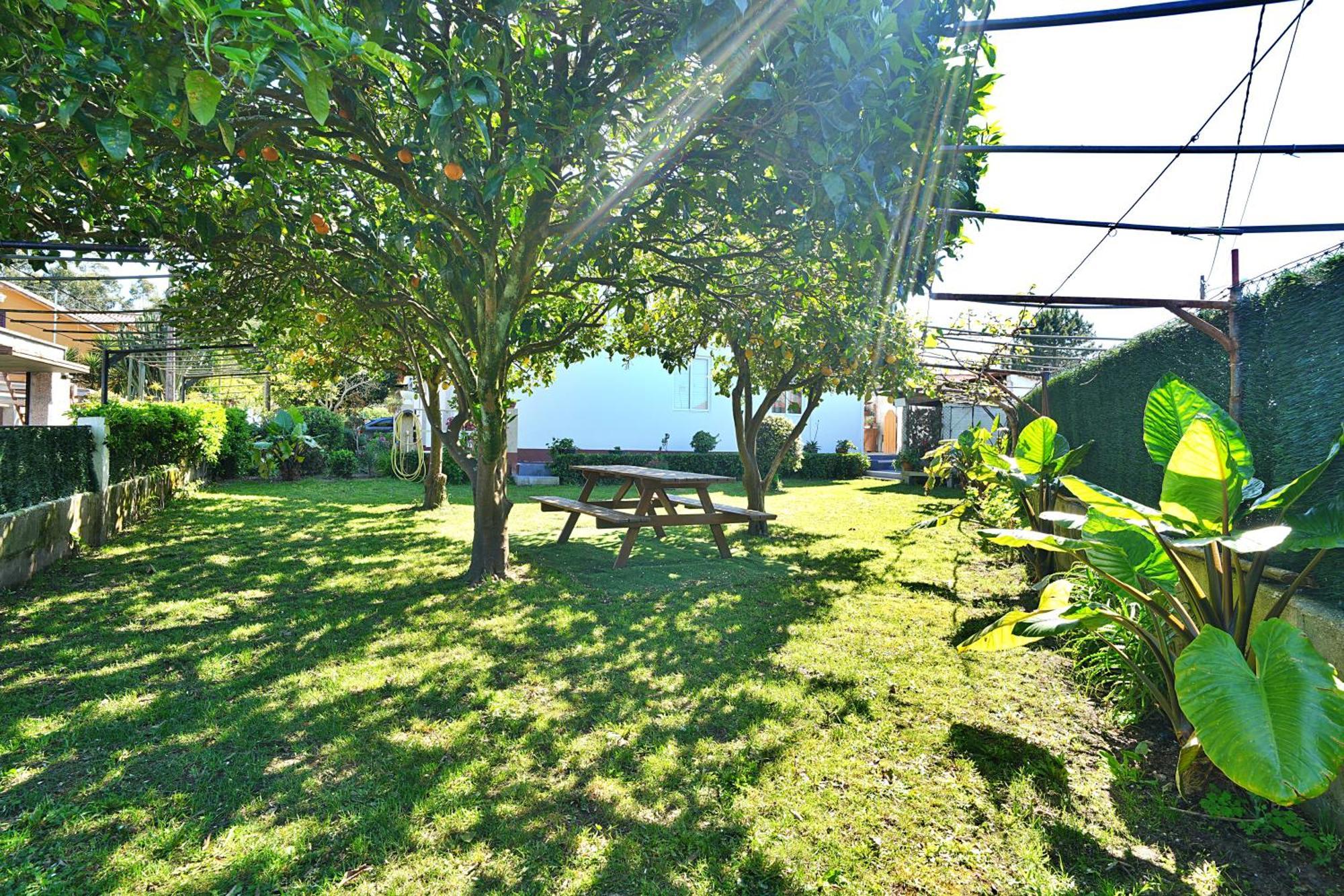 Casa Con Jardin En Vilanova De Arousa Esterno foto